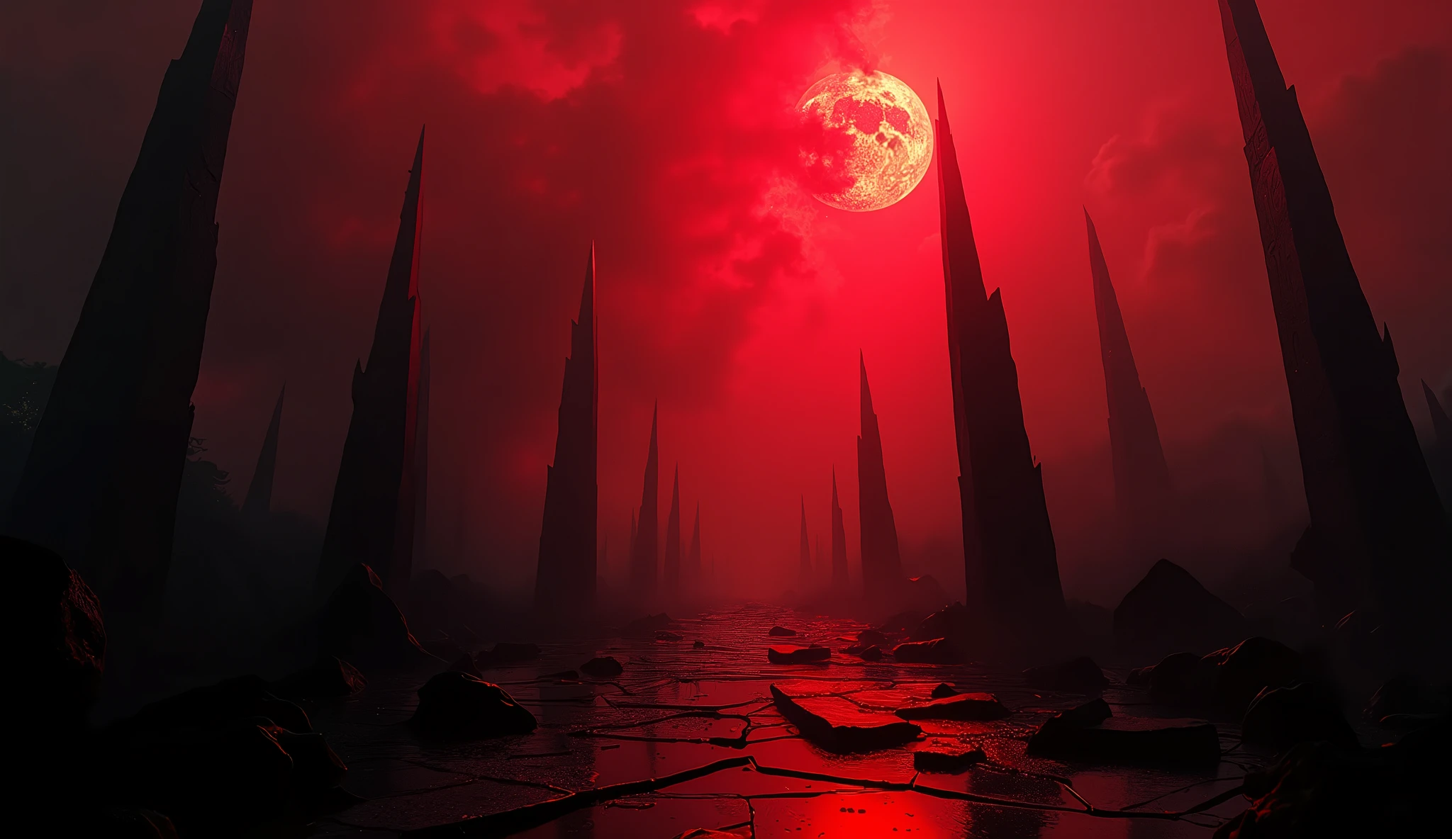 electronic music cover background dark bloody
