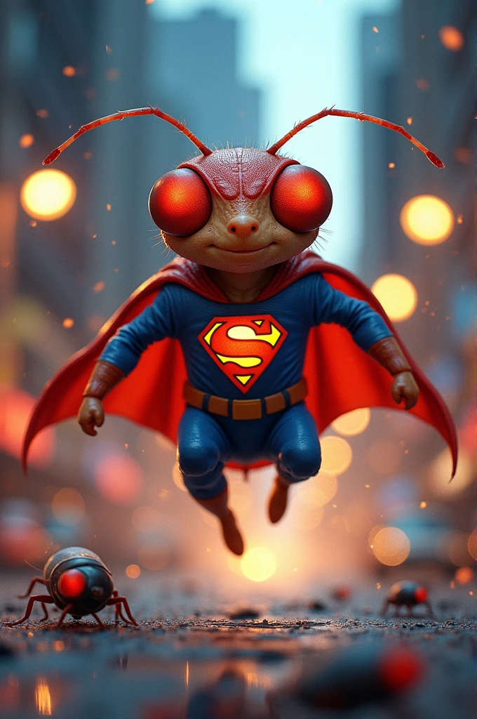 Make me a superhero flea