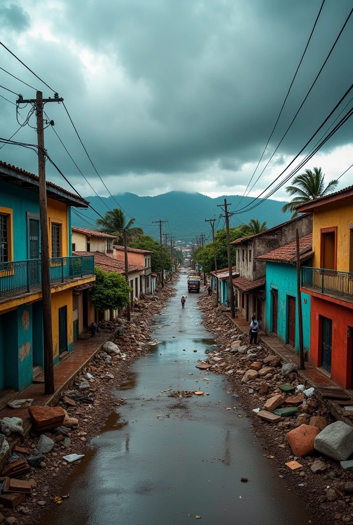 Managua city, huracan, Nicaragua, destruction, killed people.