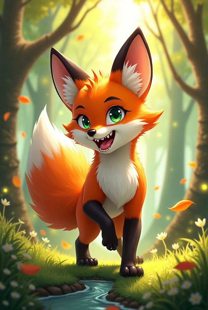 Furry fox male 2D