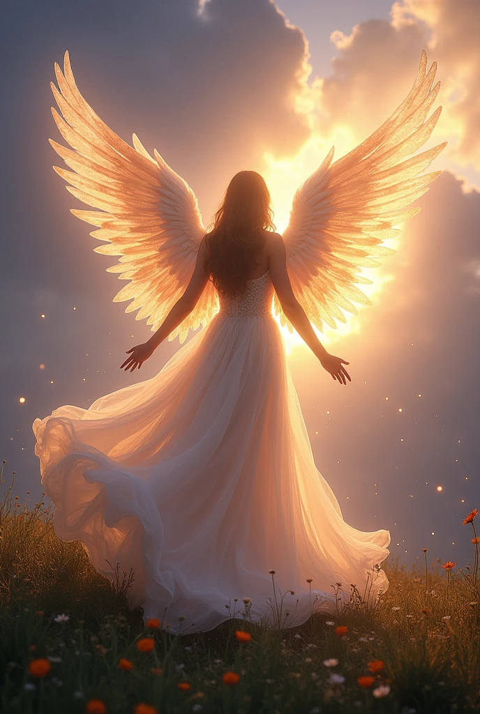 Angel with 8 Wings