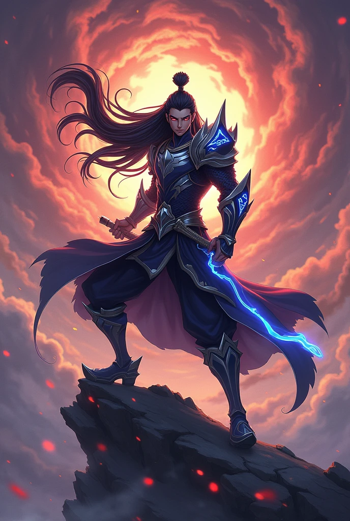 Modified Hanzo from Mobile Legends, anime and epic mode, more anime