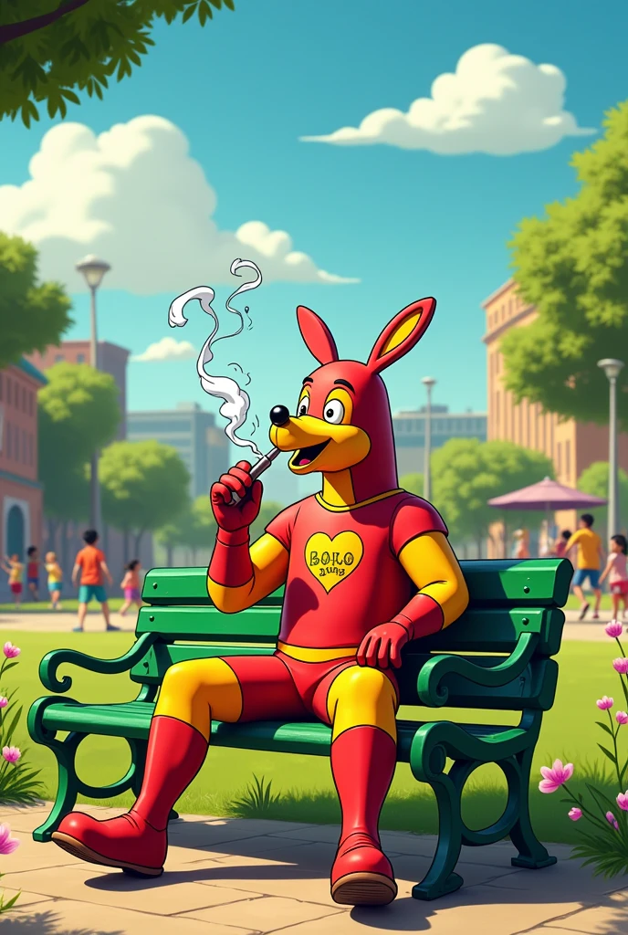 Chapolin Colorado smoking marijuana
