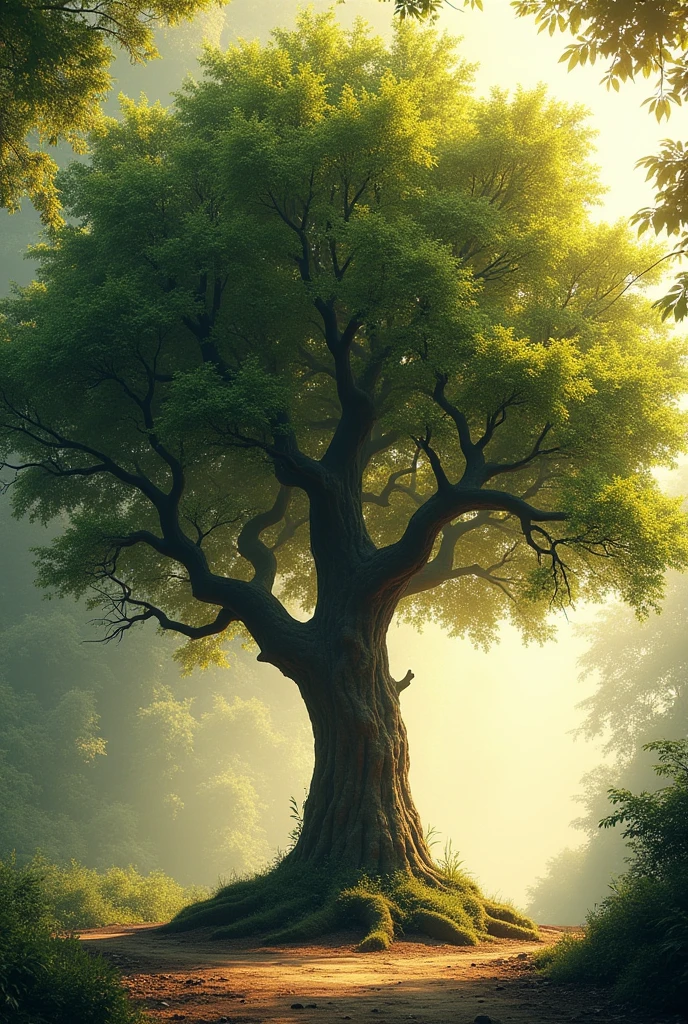 Create a banner with a more serious look, and more real, of a tree, without the fruits, in which she was bearing fruit, with some names ,where I can change later, and in those fruits I could put photos later