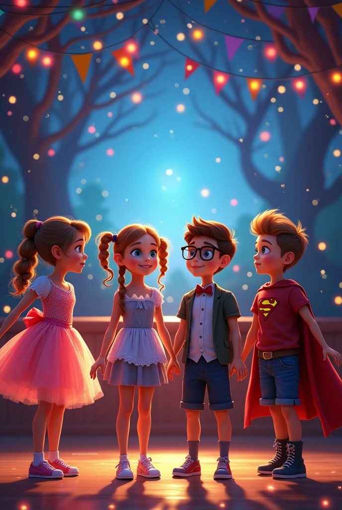 4 class students who will star in the PROM 2024 play