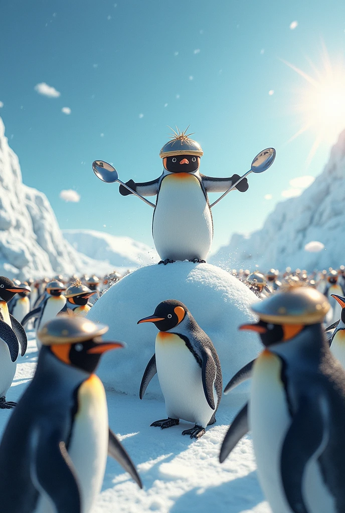 The war of spoons vs
penguins