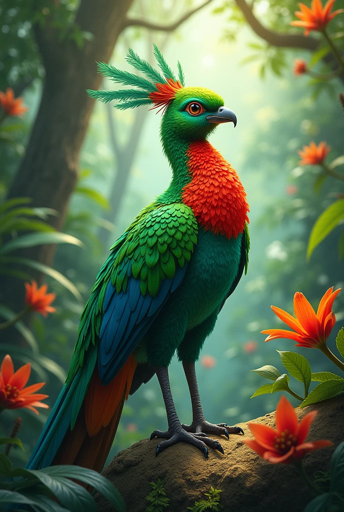 Un quetzale furry