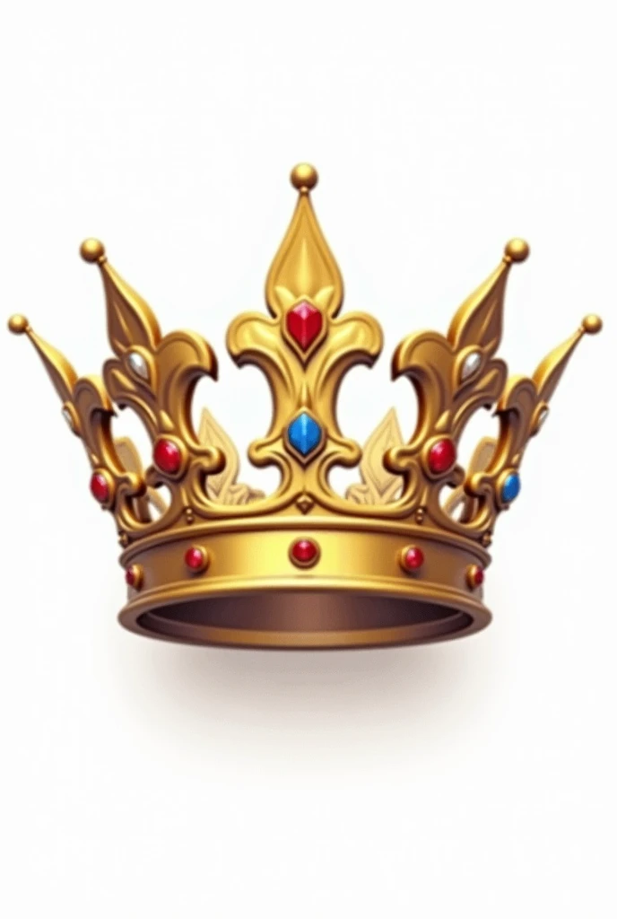 Typography: PIXA TUDO written INSIDE a golden crown . name: PIXA TUDO like a logo / 2D logo style for Instagram