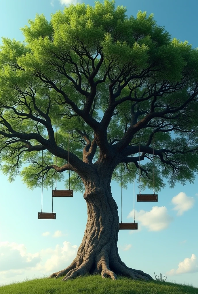 Create a banner with a more serious look, and more real, of a tree, without the fruits, in which she was bearing fruit, with some names ,where I can change later, and in those fruits I could put photos later ( take the picture longer upwards, and with the tree where you can see it all)