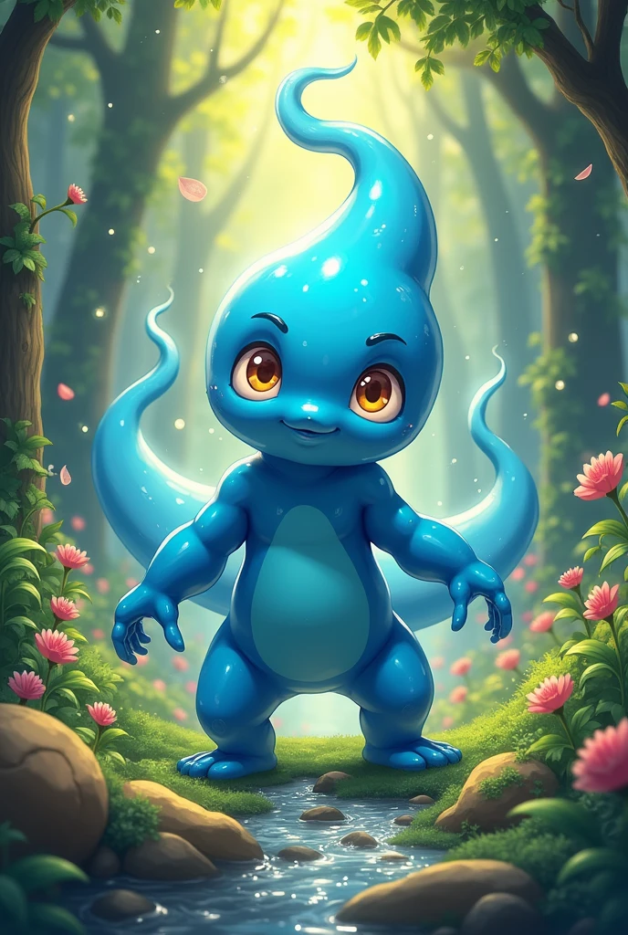 Rimuru tempest from a anime called that time i got reincarnated as a slime