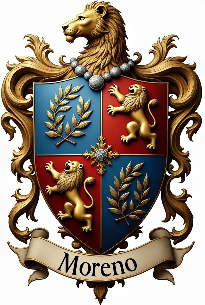 A coat of arms for the last name moreno
