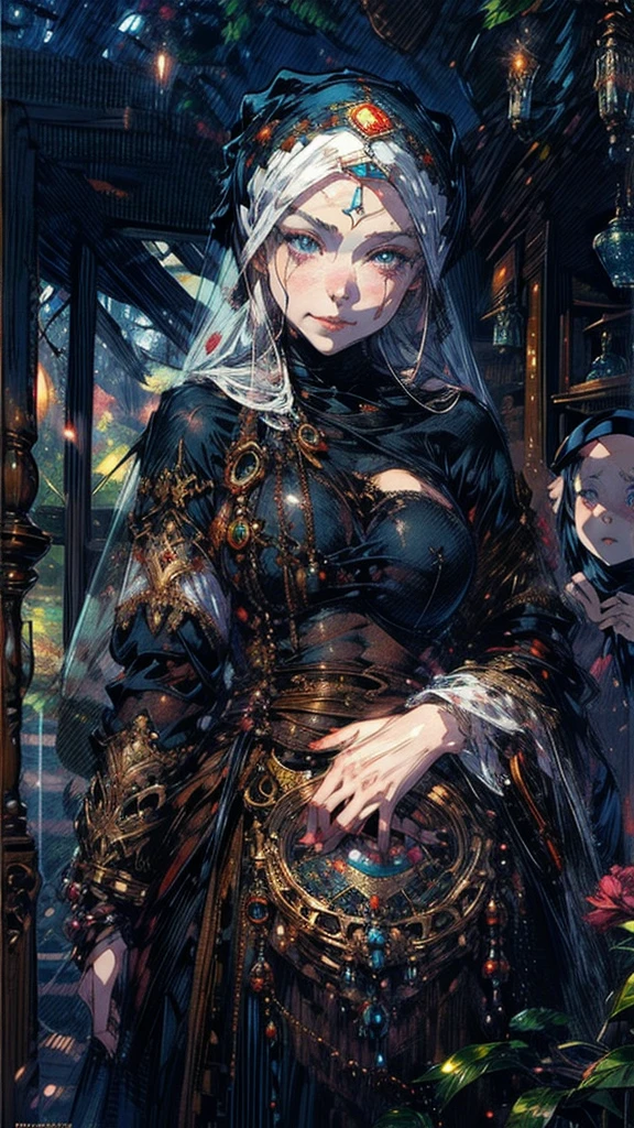 (((WEARING HEADSCARF A ISLAMIC VEIL ON HEAD, ILLUSTRATION)))
young female albino skin, snow white skin, white hair,lovely face, crimson lovely big eyes, crimson medieval clothes, innocent face, islamic islamic islamic islamic mythologicalA extremely delicate and beautiful silver-haired girl,Blue pupils,Intricate details, depth of focus,highly detailed, digital painting, artstation, concept art, character art, art by greg rutkowski and tyler jacobson and alphonse mucha Islamic Islamic 8k big lovely eyed wearing veil on head islamic wearing a headscarf veil 👰♀ big huge lovely eyes a detailed portrait of a cute goth brunette girl, by justin gerard and greg rutkowski and agnes cecile, digital art, realistic painting, dnd, character design, trending on artstation islamic islamic beautiful like moon young female albino skin, snow white skin, white curly hair, slender face, crimson eyes, crimson medieval clothes, innocent face, islamic islamic islamic islamic mythological big eyed, big eyed silver COLOR EYES,
big huge lovely big lovely eyed and large eyelashes
white long hair red lovely eyes extremely beautiful cute and innocent face girl fantasy blue long hair, green eyes, blue star on the left cheek, singing girl islamic islamic extremely detailed white skin wearing pink color rose dress 🌹 everywhere young female albino skin, snow white skin, slender face, red eyes, crimson islamic clothes, innocent face, islamic islamic islamic islamic red lovely big lovely eyed woman with veil islamic islamic beautiful like moon have pink hair, crystal like woman extremely delicate and beautiful woman, white skin, looking through the window, dress, red eyes, dark light night, intricate, elegant, sharp focus, illustration, highly detailed, digital painting, concept art, matte, art by WLOP and Artgerm and Greg Rutkowski and Alphonse Mucha, masterpiece huge lovely eyes and eyesbrows big lovely eyed symmetry, beautiful floral and glitter angel, hyper realistic face, (A beaut