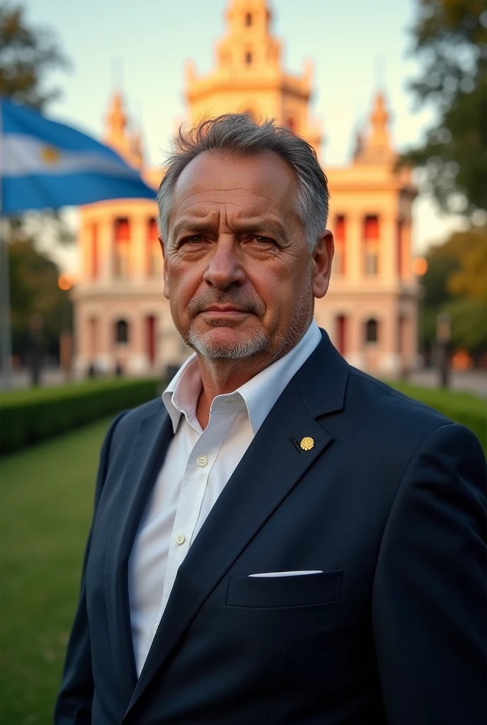 a realistic picture of president Alberto Fernandez from Argentina
