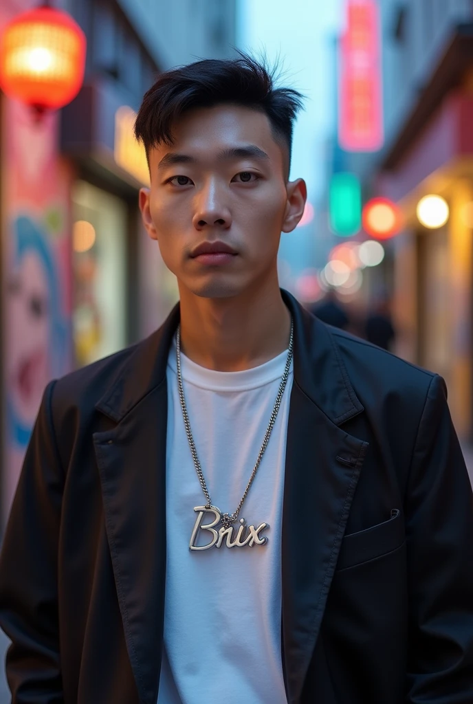 korean man with necklace name brix