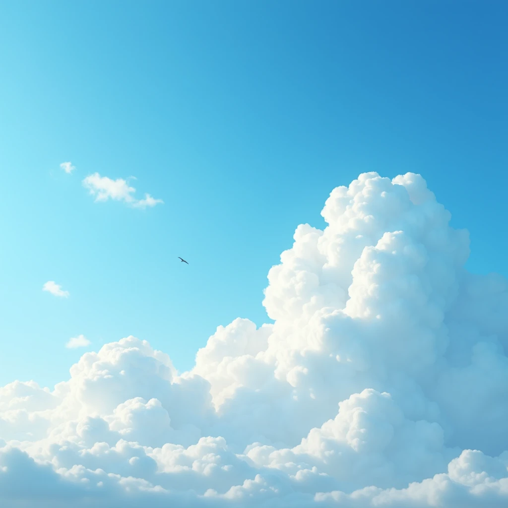Create Clouds Blue Sky Beautiful White 