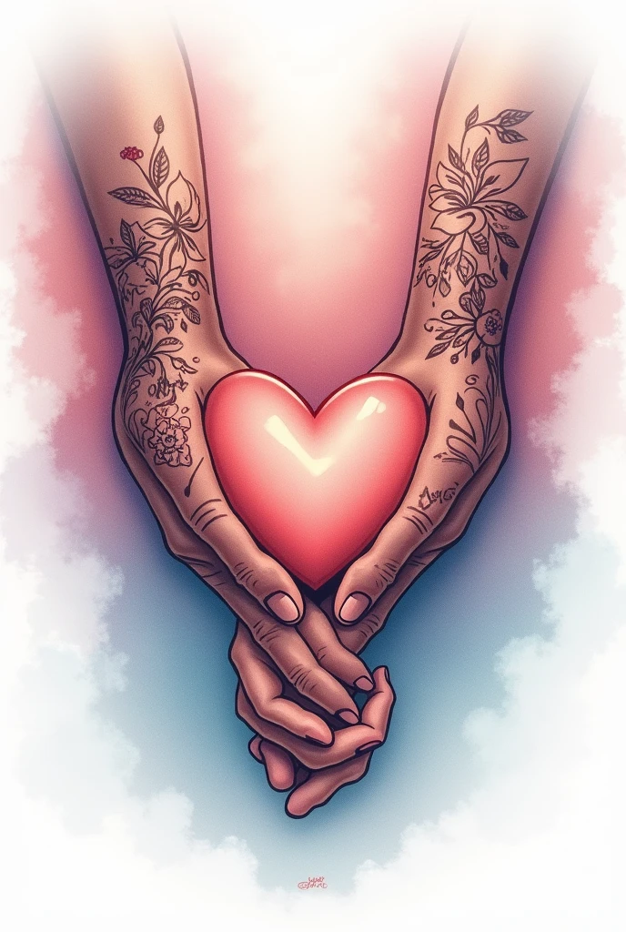 Couple Tattoo Decal
