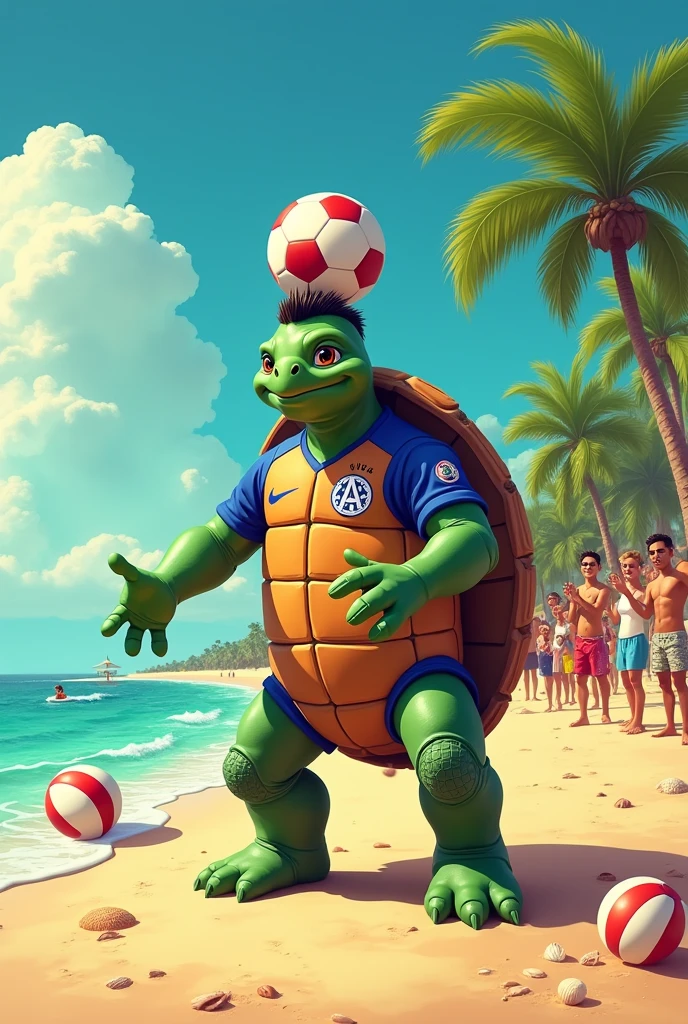 Mbappe turned into a turtle