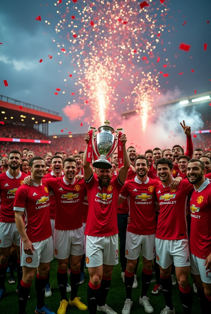 Manchester united con la premier league 