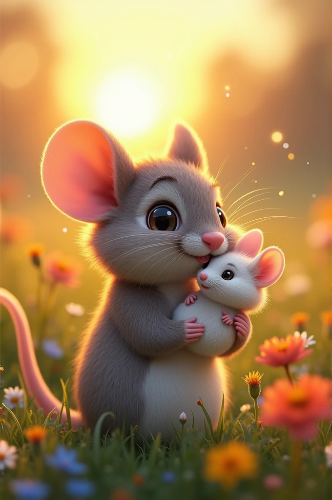 Create me a 0x360 image of a mouse holding a Key Hamster