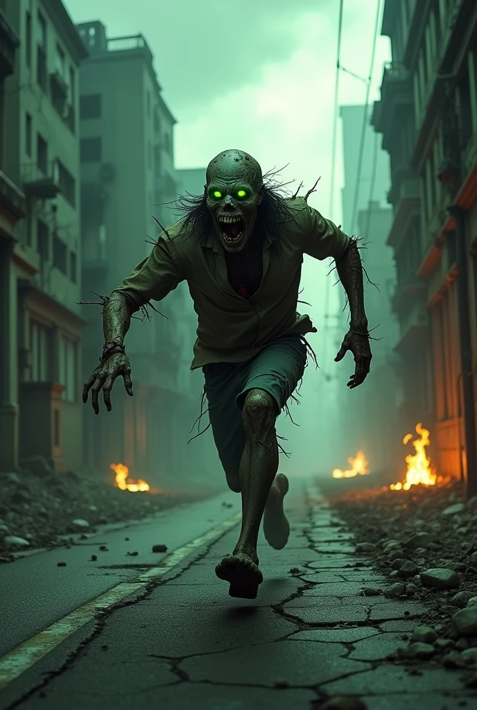 Zombie running fast 