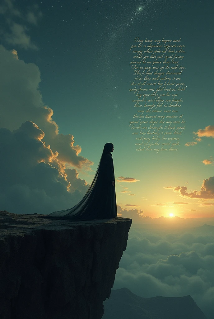 Create an image that represents this verse "I'm in love with you, and I know that love is just a scream into the void, and that oblivion is inevitable, and that we are all doomed to the end, and that there will come a day when everything we have done will return to dust, and I know the sun will swallow the only Earth we can call our own, and I'm in love with you." An image with this verse on it and better representing the phrase in the image, where is the phrase?