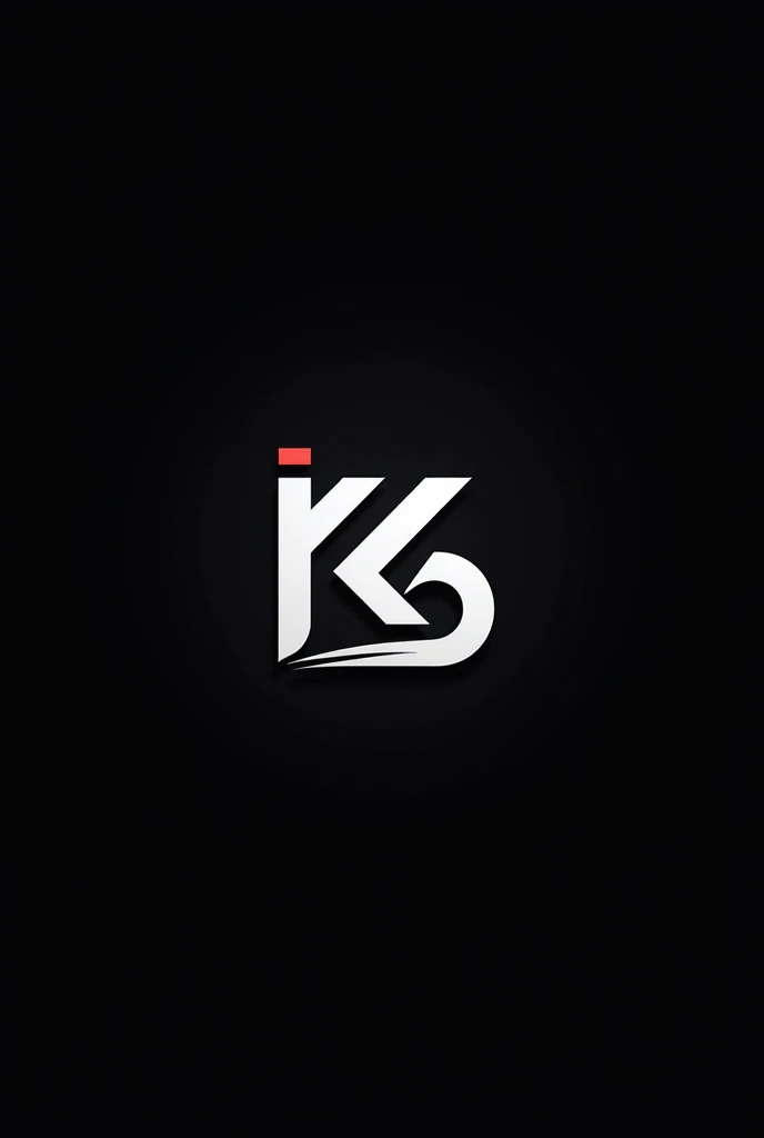 A stylish logo for a football app, black and white, featuring the letters "k", "b", and"t"