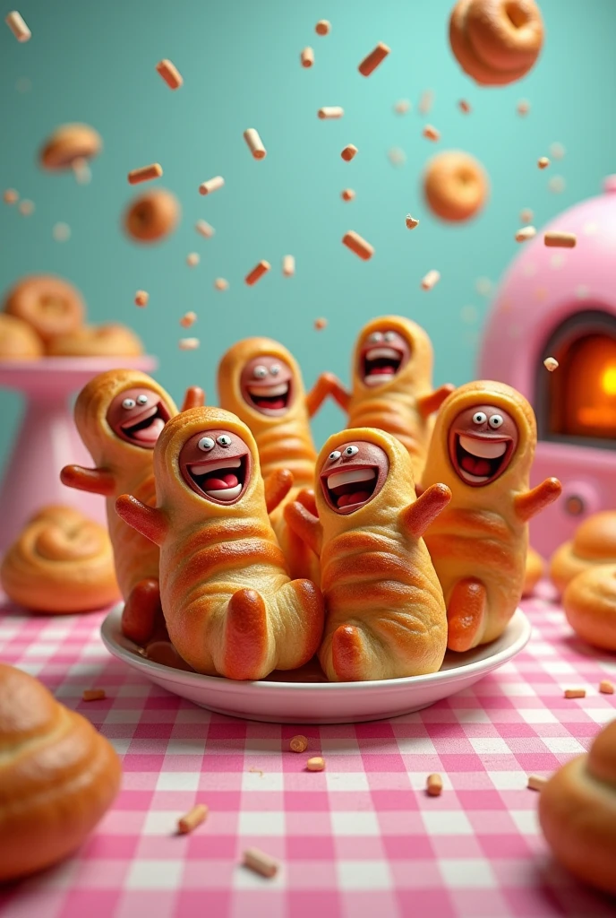 Drawn Sausage Roll Orgy 