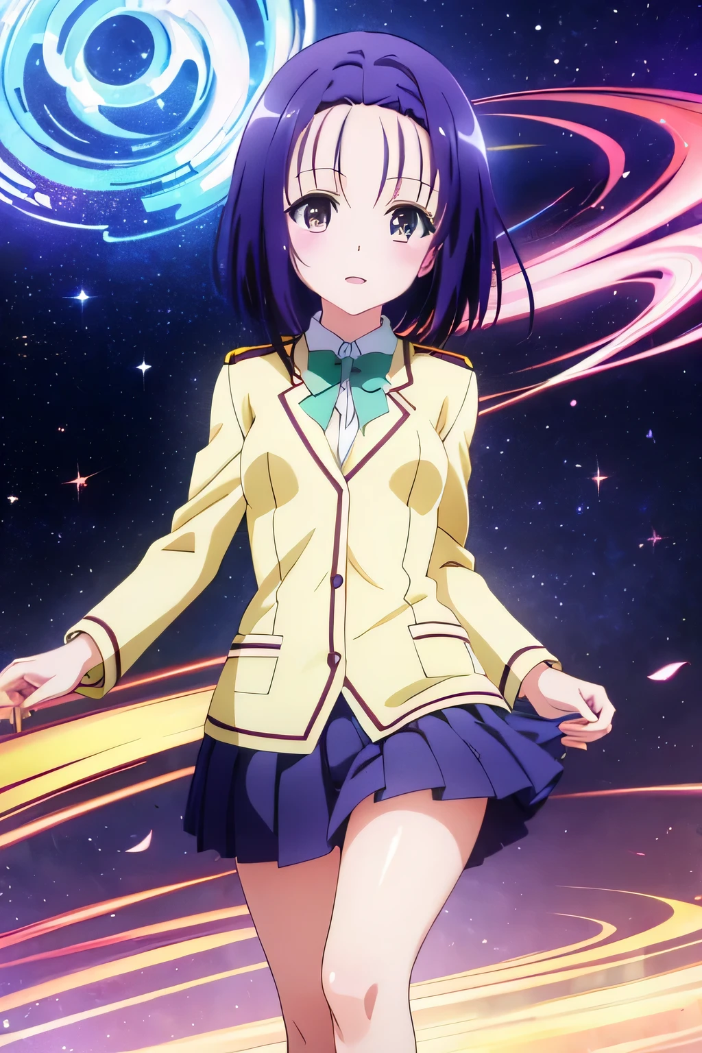 Perfect Anatomy　Highest quality,Highest Resolution,(((Glossy uniform)))　To Love-Ru　Haruna Sairenji