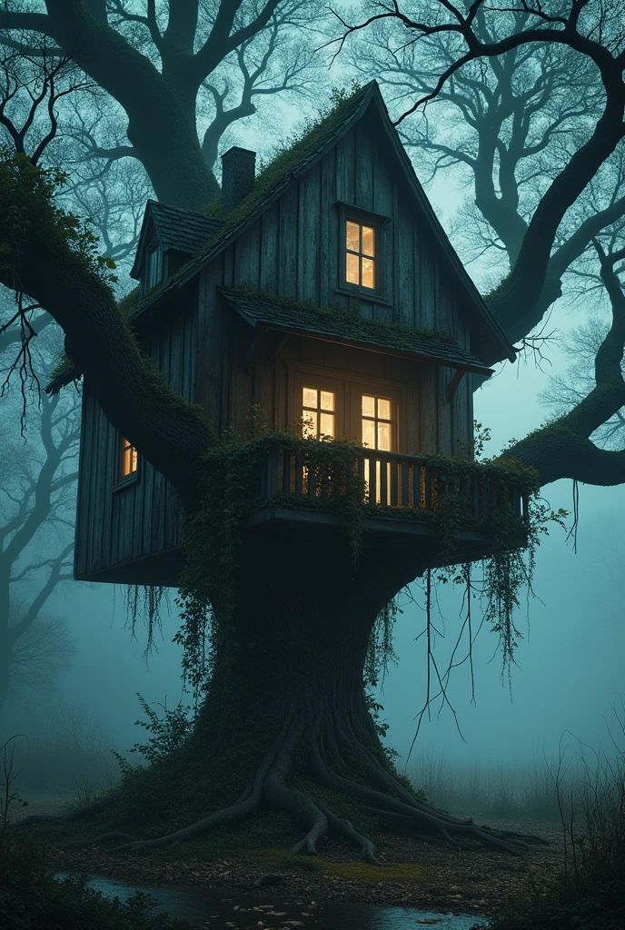Make the tree house even more haunted