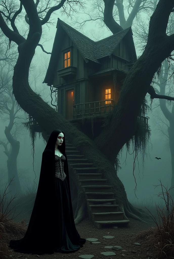 Place Vampires in the haunted tree house