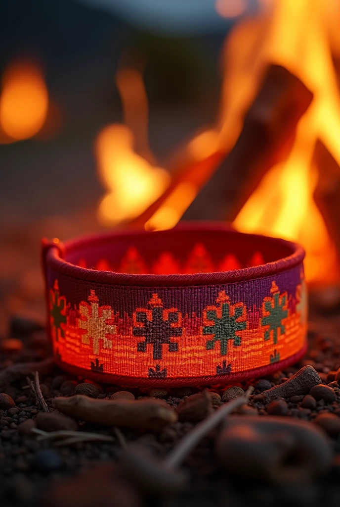 Create the format of a 1cm wide fabric bracelet, you can choose the color, it depends on which one looks best, that is named RAYMI FEST, the event will be held at the bonfire on September 21st