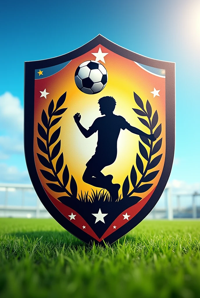 Make a soccer shield 