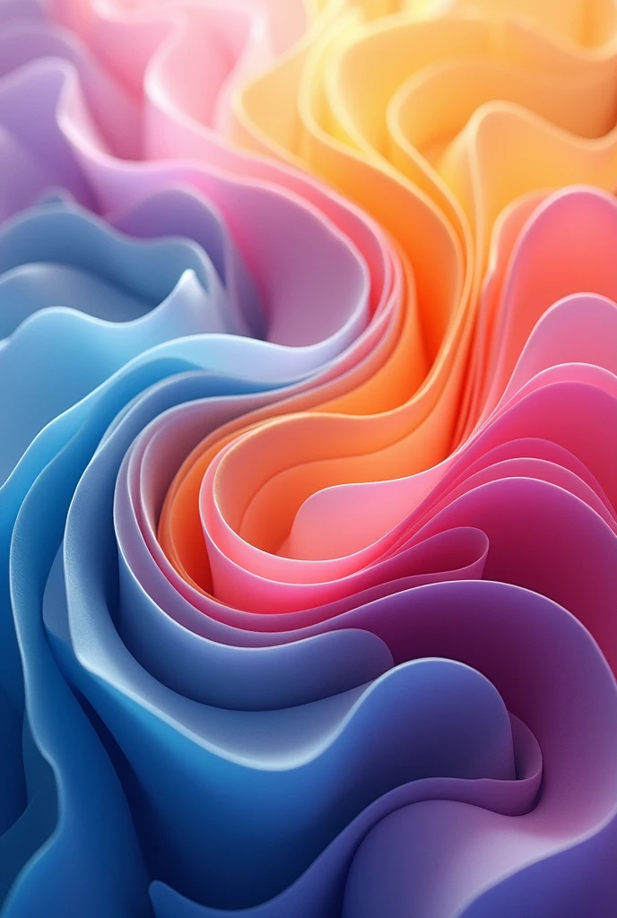 still with the same design, multi-colored gradations
