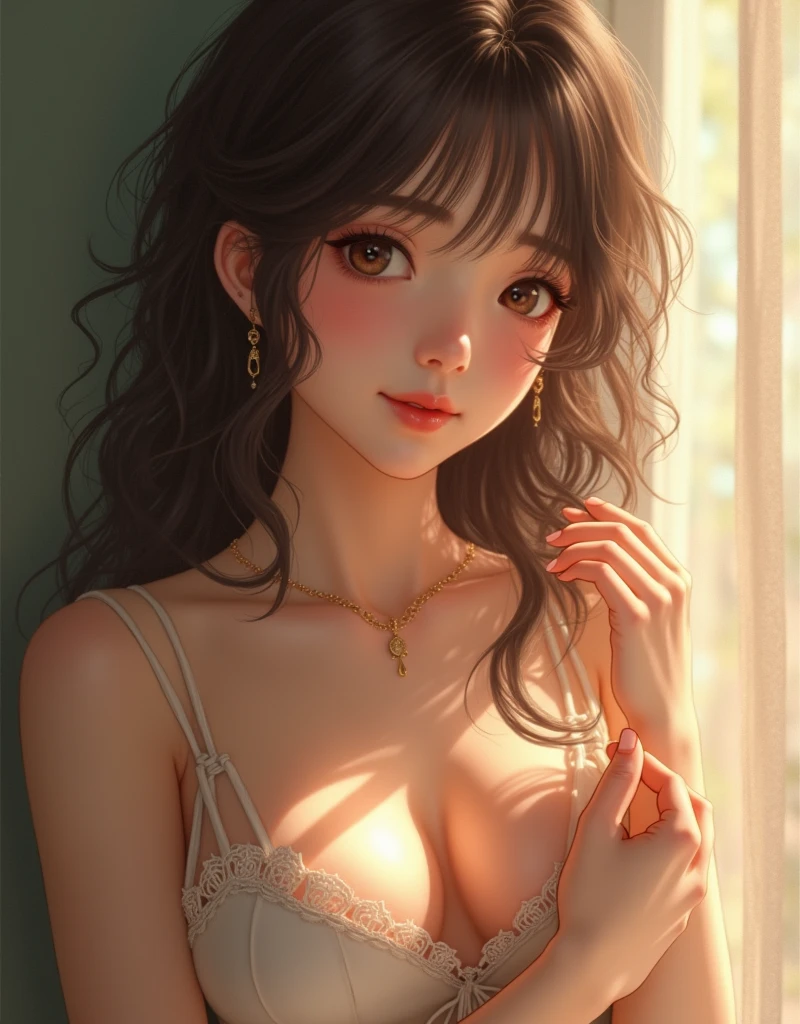 {{{{{3,318 trillion pixels high resolution, nsfw, Realistic scenery and lovely Japanese girl who is sexual smiling as her nudity in a romantic Cylindrical crystal herbarium filled with flower oil, thicken the lips look pretty, Boobs are fluffy and bouncy, Tits that get rounder bigger her deep tight cleavage}}}}}, {{{{{detail of The sexual smiling face of a neat and cheerful girl loved by everyone, Her nipples and romantic deep sexual smiling Inside a herbarium soaked in female hormones oil depicted in detail, A detailed her repeatedly drastic Orgasms that make the uterus tremble}}}}},{{{{{The hormones in the herbarium cause the innocent girl to flush her face remains a girl only her body changes rapidly tits swelled up to P-cup tits form two beautiful mountains revealing a tight cleavage, A neat girl who traces her crotch with her fingertips and with a moan experiences her first climax and innocent Masturbation that traces the sexual zone, It's too cute and innocent to see her go into her own world nipples out sexual smiling and Masturbation that traces the sexual zone as she climaxes over and over again, magical in a romantic Cylindrical crystal herbarium filled with female hormones, All the sexiness that's amplified inside her makes her smiling, Cuteness preserved forever shining in exchange for life from her, her beautiful slender underbust, slender curvy cute waistline, an lewd fetish for lips and necks and waistlines, her clearer nip line from underbust to hips, gloomy straight long wig, thick vivid lips}}}}},{{Extremely detailed}},{{{{{heroine girl's Sexually unused body with pure and innocent aura}}}}}