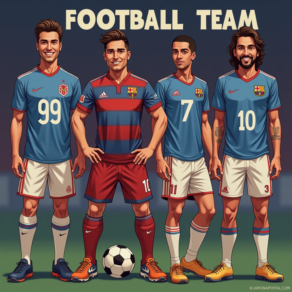 A list of names for my football team
That includes these names with their numbers
Hugo Zaracho 99
Alfredo Carmona 7
Lucas Alvarez 10
Ronald Benitez 11
Josue Servian 17
