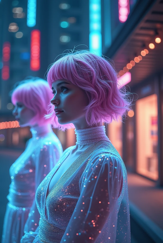 Realistic hairstyles and haircuts in hologram format
