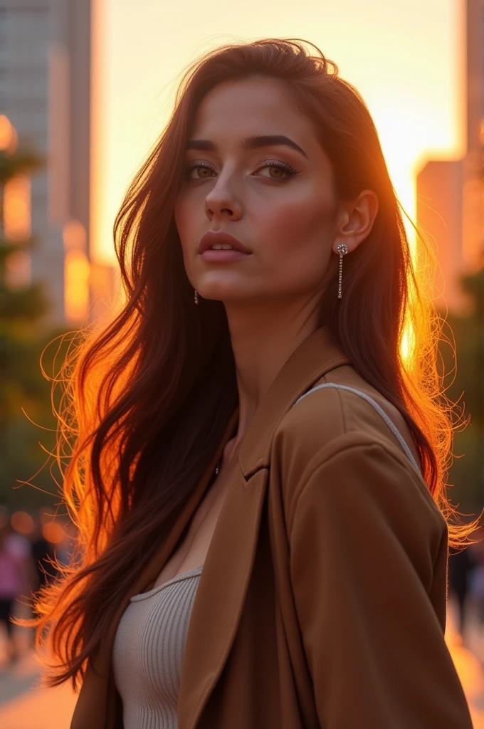 A woman
