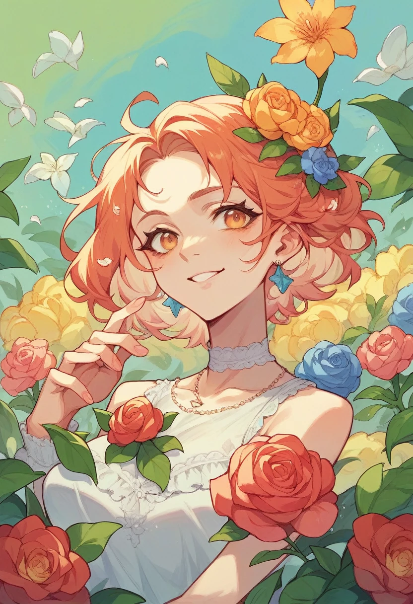 Flowers's  top is fire