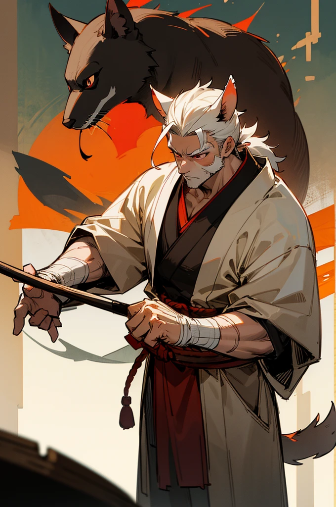 Close-up of a man with horns on his head,Suitable for white-horned banshees,oni horn,moon bull samurai,by Yang J,detailed anime character art,Cute Japanese demon boy,Angular,afro samurai anime style,Muscular Minotaur,menacing posture,laughingly,afro samurai anime style,kentaro miura art,(Grey head Hade style:1.2),tmasterpiece, best qualtiy,high qulity,(A dark invisible creature,There are crimson glows and red eyes,Surrounded by darkness:1.2),(darkly:1.2),Abyss,trending on artstration,Trend of CGsociety,复杂,high detal --auto