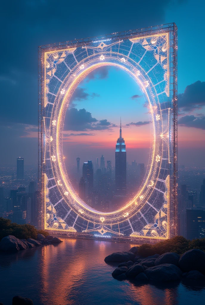 CREATE A VIDEO FOR ME TO PUT OF A DIVINE FUTURISTIC FRAME IN MY UNIQUE FACEBOOK VIDEOS