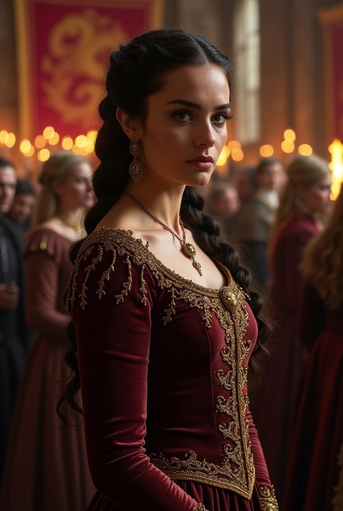 Blair Waldorf from Gossip Girl in the series ""House of the Dragon" More Chestnut