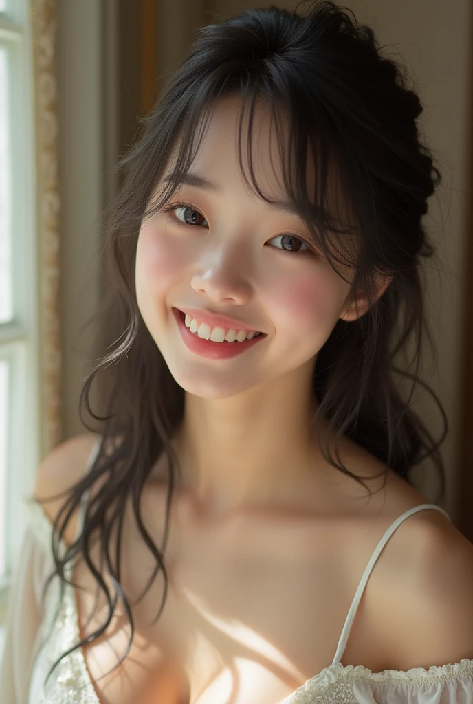 {{{{{3,318 trillion pixels high resolution, nsfw, Realistic scenery and lovely Japanese girl who is sexual smiling as her nudity in a romantic Cylindrical crystal herbarium filled with flower oil, thicken the lips look pretty, Boobs are fluffy and bouncy, Tits that get rounder bigger her deep tight cleavage}}}}}, {{{{{detail of The sexual smiling face of a neat and cheerful girl loved by everyone, Her nipples and romantic deep sexual smiling Inside a herbarium soaked in female hormones oil depicted in detail, Trapping her in a cylindrical herbarium and oiling her to make her pretty and sexy again}}}}},{{{{{The hormones in the herbarium cause the innocent girl to flush her face remains a girl only her body changes rapidly tits swelled up to P-cup tits form two beautiful mountains revealing a tight cleavage, A neat girl who traces her crotch with her fingertips and with a moan experiences her first climax and innocent Masturbation that traces the sexual zone, It's too cute and innocent to see her go into her own world nipples out sexual smiling and Masturbation that traces the sexual zone as she climaxes over and over again, magical in a romantic Cylindrical crystal herbarium filled with female hormones, All the sexiness that's amplified inside her makes her smiling, Cuteness preserved forever shining in exchange for life from her, her beautiful slender underbust, slender curvy cute waistline, an lewd fetish for lips and necks and waistlines, her clearer nip line from underbust to hips, gloomy straight long wig, thick vivid lips}}}}},{{Extremely detailed}},{{{{{heroine girl's Sexually unused body with pure and innocent aura}}}}}
