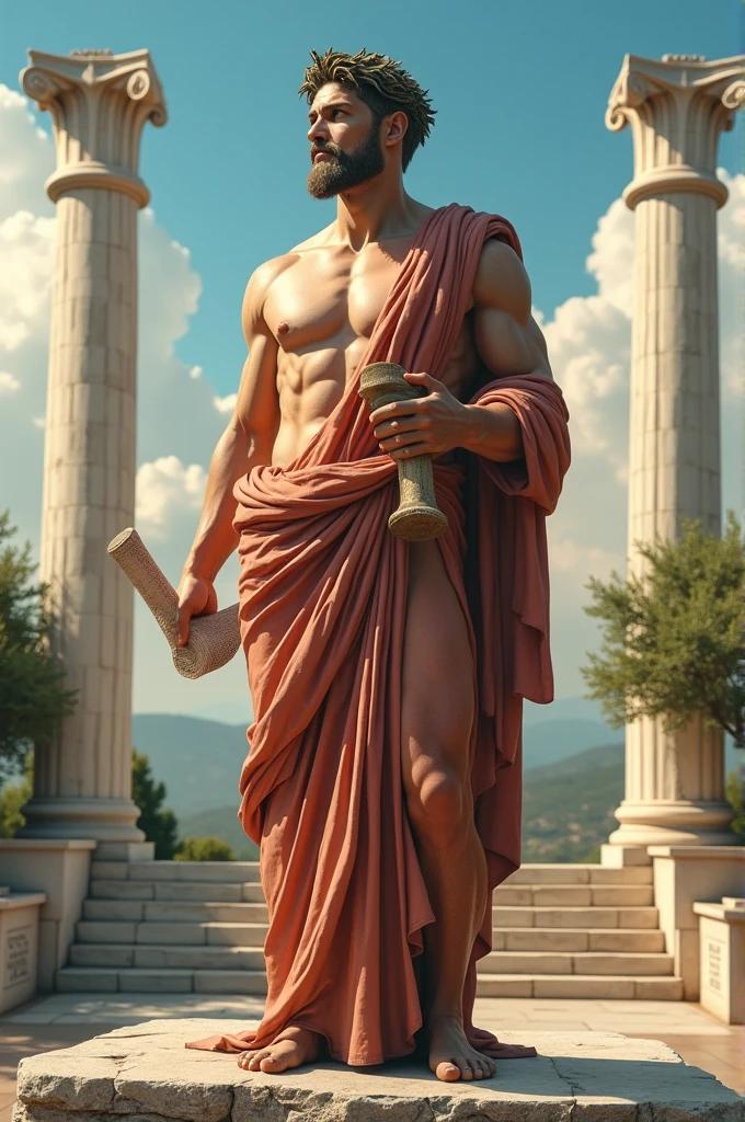 Muscular Philosopher Plato 