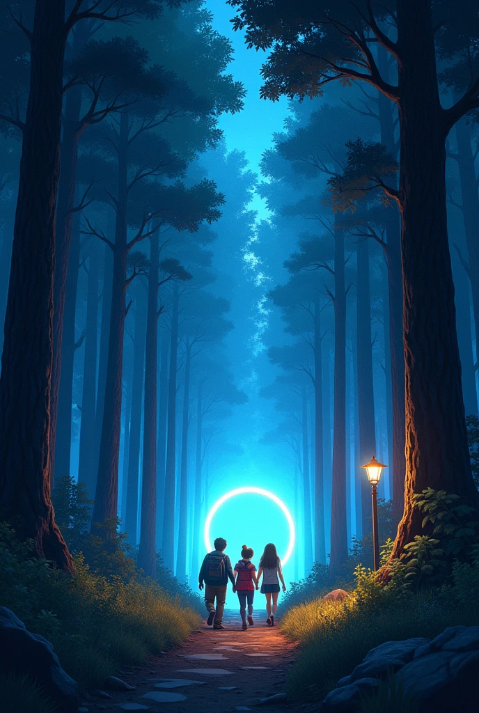Title: Adventures in a Parallel World
Genre: Science fiction, Adventure
Duration: 90 minutes
Act 1: The Discovery
Scene 1: The Introduction
Location: a small town, Around 8 PM. It's a quiet night, And a group of friends gather at Carlos' house.
Main characters:
Carlos: Group Leader, Curious and brave.
Lucy: Intellectual of the group, Always with a book in hand.
diego: Tech lover, Gadget specialist.
Well: Athlete of the group, Always in action.
Dialogue:
Carlos: "Hey! I have to show you something I found in the forest."
Lucy: "what is? Don't tell me it's another one of your jokes."
Carlos: "This is for real this time. You won't believe this."
SCENE 2: The Portal
Location: A clearing in the forest, Where a strange glow emanates from among the trees.
action:
The friends follow Carlos to the clearing. Over there, They discover a bright portal floating in mid-air, Emitting a pulsating light.
Dialogue:
Well: "This doesn't look normal at all, guys."
diego: (Taking photos with his phone) "This is amazing... I've never seen anything like this."
Lucy: "We shouldn't get closer, We don't know what it is."
Carlos: (Unable to resist) "I'm just going to take a look..."
Carlos approaches the portal and, Before the others can stop him, He's absorbed by it. Without hesitation, His friends follow him.
Act 2: The Parallel World
Scene 3: First Contact
Location: A strange landscape where the sky is purple and gravity seems to fluctuate.
action:
The friends fall from the portal and land on a soft, strange ground. Everything around them seems to constantly change; The mountains are moving, The rivers flow in reverse.
Dialogue:
Lucy: "This isn't a dream, TRUE?"
diego: "Look how those stones are floating... Gravity is crazy here!"
Well: "We need to find Carlos and get out of here as fast as possible."
Scene 4: The Return is Difficult
Location: A forest of translucent trees that emit melodious sounds