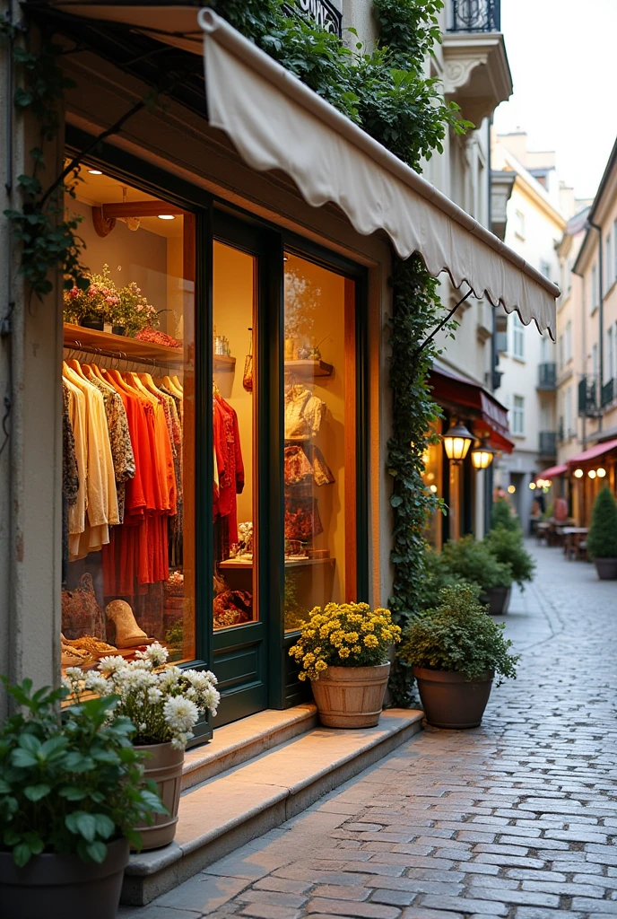 boutique with a front view