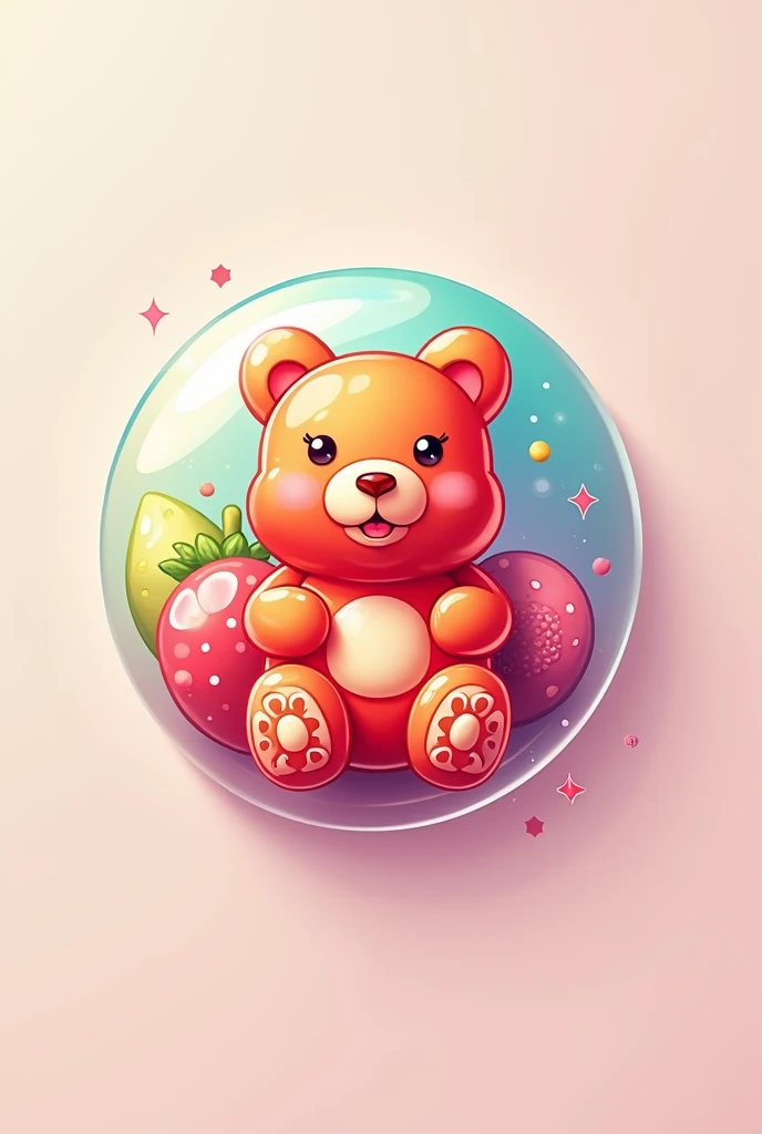 modern gummy logo