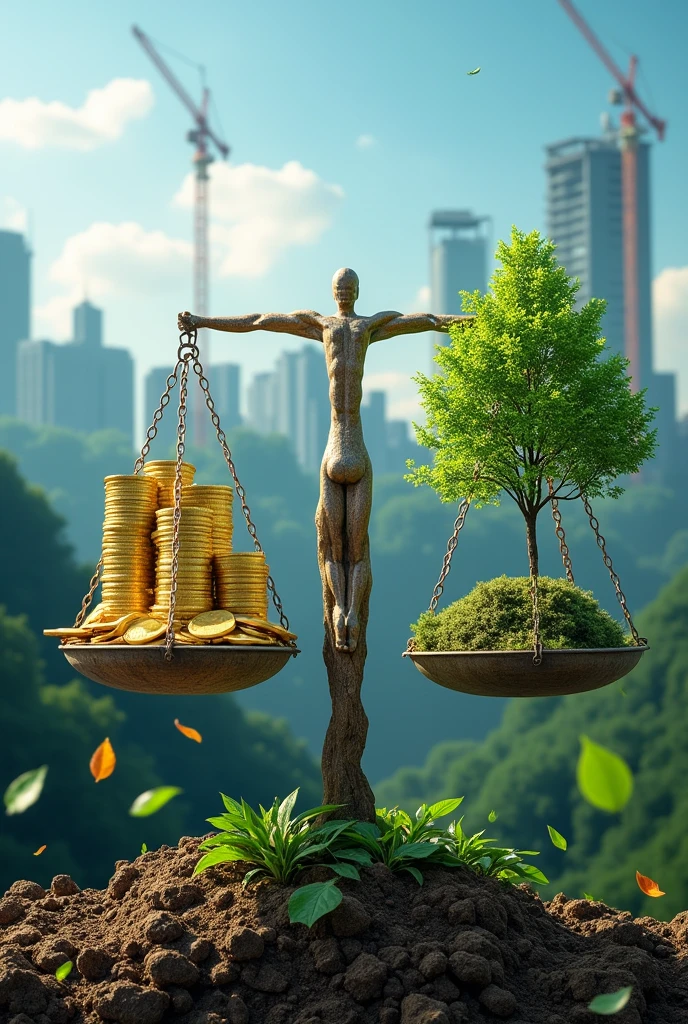 an image that reflects the compensation rate for the economic payment for the felling of forests or undergrowth for the construction of buildings