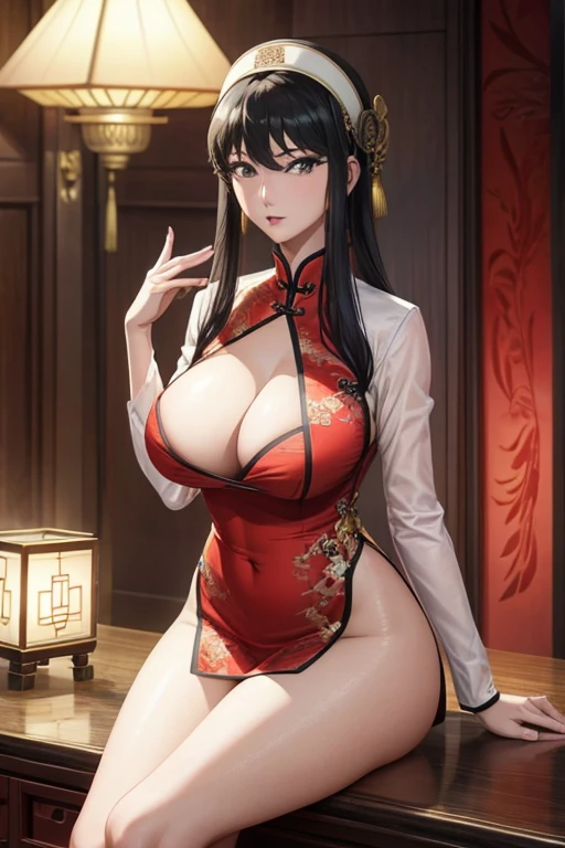 masterpiece, The best quality in the best., 1 woman, mature woman, busty, elegant, china idol, Ancient China,