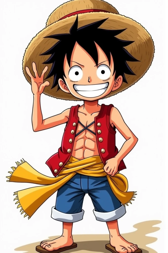 Monkey de luffy sin fondo