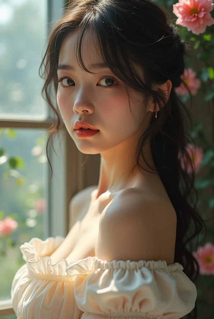 {{{{{3,318 trillion pixels high resolution, nsfw, Realistic scenery and lovely Japanese girl who is sexual panting as her nudity in a romantic Cylindrical crystal sparkling herbarium filled with flower oil, thicken the lips look pretty, Boobs are fluffy and bouncy, Tits that get rounder bigger her deep tight cleavage}}}}}, {{{{{detail of The sexual panting face of a neat and cheerful girl loved by everyone, Her nipples and romantic deep sexual panting Inside a sparkling herbarium soaked in female hormones oil depicted in detail, Trapping her in a cylindrical sparkling herbarium and oiling her to make her pretty and sexy, While it's being remade she gets a deep panting look on her face}}}}},{{{{{The hormones in the sparkling herbarium cause the innocent girl to flush her face remains a girl only her body changes rapidly tits swelled up to P-cup tits form two beautiful mountains revealing a tight cleavage, A neat girl who traces her crotch with her fingertips and with a moan experiences her first climax and innocent Masturbation that traces the sexual zone, It's too cute and innocent to see her go into her own world nipples out sexual panting and Masturbation that traces the sexual zone as she climaxes over and over again, magical in a romantic Cylindrical crystal herbarium filled with female hormones, All the sexiness that's amplified inside her makes her panting, Cuteness preserved forever shining in exchange for life from her, her beautiful slender underbust, slender curvy cute waistline, an lewd fetish for lips and necks and waistlines, her clearer nip line from underbust to hips, gloomy straight long wig, thick vivid lips}}}}},{{Extremely detailed}},{{{{{heroine girl's Sexually unused body with pure and innocent aura}}}}}